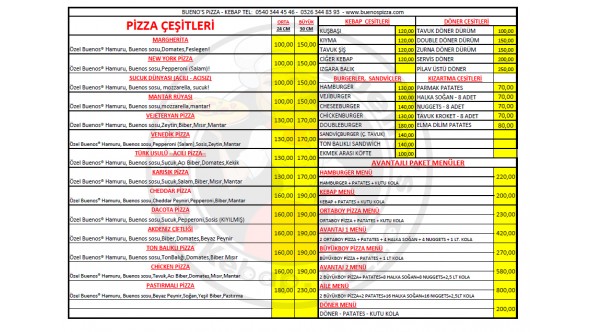 Kırıkhan ' daki En Geniş Yemek Menüsü