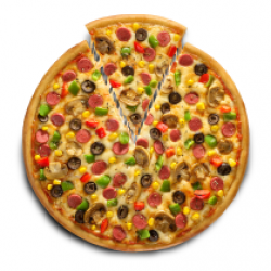 Vejeteryan Pizza (Büyük Boy) 30cm 2 Kişilik